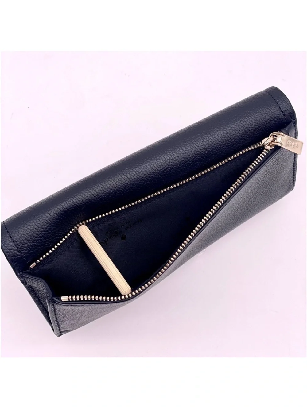 Kate Spade Rosie Large Flap Continental  Wallet Black